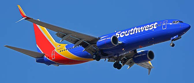 Southwest Boeing 737-8H4 N8661A, Phoenix Sky Harbor, November 3, 2016